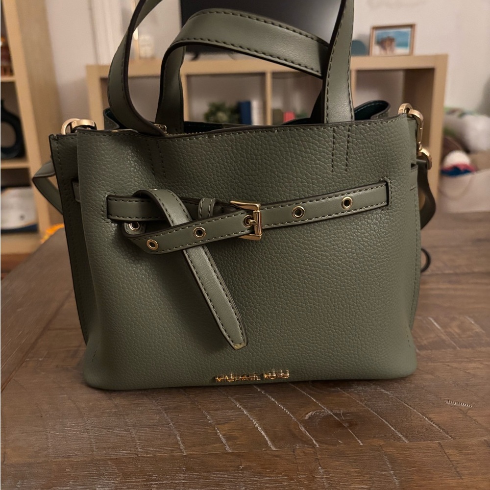 Michael Kors Emilia Small Pebbled Leather Satchel